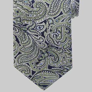 NWT JOS. A. BANK RESERVE Collection Complex Paisley Tie Green NEW "LONG"